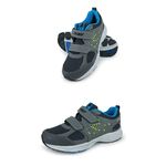 JUMP將門 男運動鞋 男鞋 戶外鞋 MIT台灣製造 魔鬼氈 輕量 透氣 吸濕 排汗 抗菌 除臭 耐磨 抓地 止滑 深灰, , large