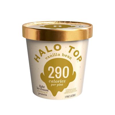 HALO TOP香草冰淇淋473ml毫升 x 1BOX盒