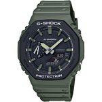 CASIO 卡西歐 G-SHOCK 街頭軍事系列八角電子錶-軍綠 GA-2110SU-3A, , large