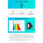[GENTECH]全光譜LED植物燈 28W 演色性98 生長光 觀葉、塊根植物、多肉植物適用, , large