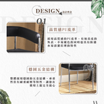 【Hampton 漢汀堡】雅崙皮面扶手餐椅 (白色), , large