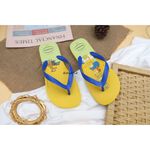 [巴拉娜巴西人字拖專賣店]中壢實體店面Havaianas 哈瓦仕 夾腳拖/人字拖鞋 SIMPSONS 辛普森沙灘 海灘 海邊黃綠色2022新款, , large