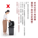 [日日好物]日本Imakara無印風廚房流理臺加厚懸掛式大容量收納伸縮摺疊垃圾桶, , large