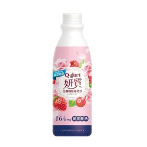 Q-gurt rose  berries yogurt drink