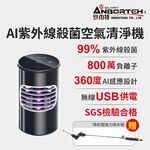 【安伯特】神波源 AI紫外線殺菌 車用空氣清淨機 R3D197, , large