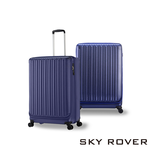 【PANTHEON PLAZA】展示品限量出清 SKY ROVER CRYSTAL 19 24 27吋 璀璨晶鑽 前開式可擴充拉鍊硬殼行李箱 SRI-1808SF 七色可選, , large