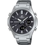 CASIO 卡西歐 EDIFICE 10年電力簡約計時手錶-灰 EFV-C120D-1A, , large