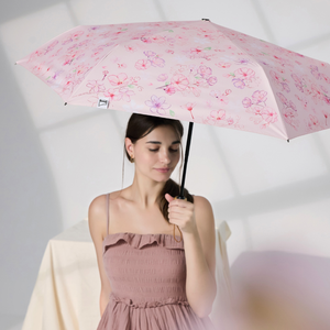 【德國boy】全遮光超輕收自動傘(春櫻綻放)