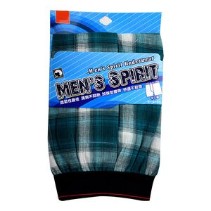 Men s Spirit織帶風格平口褲-顏色隨機出貨