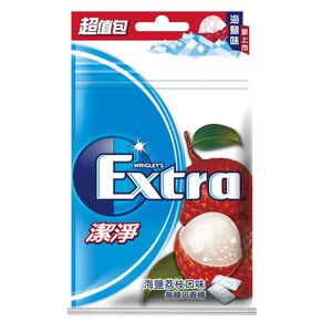 Extra潔淨無糖口香糖海鹽荔枝超值包