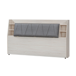 【唯熙傢俱】伊格鋼刷白５尺床頭箱, , large