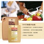 【SAGE】美國原裝進口 抗菌木砧板30X40cm+23X30cm(凹槽型) 2入組, , large