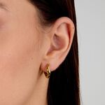 【MORELLATO】Design 不鏽鋼微光耳環-金色 SAYP09, , large