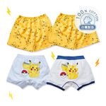 (多款)Pokémon 精靈寶可夢皮卡丘男童四角褲(2入組)【旺達棉品】PK-CU003, , large