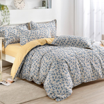 【Betrise】Huamengtianyuan | Environmentally friendly printing and dyeing anti-mite antibacterial 100% combed cotton dual-purpose quilt bed sheet set - extra large, , large