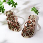 【限時優惠】[巴拉娜巴西人字拖專賣店]中壢實體店面Havaianas哈瓦仕夾腳拖／人字拖鞋 SLIM ANIMALS 女款 沙灘 海灘 海邊, , large