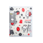 uglyrabbit A5 20-Hole Loose-Leaf Notebook-Blue, , large