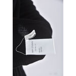 (S) amyy studios質感羊毛純羊毛黑色短袖上衣二手衣, , large