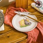 【SOLO Vintage】LCW Home 19cm Cute Bunny Egg Easter Plate Made in Turkey, , large