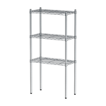【Y HOUSE】60x30x120cm Lightweight Three-layer Iron Rack Iron Rack Shelf-Electroplating, , large