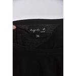 (M) agnes b字母黑色短袖上衣二手衣, , large