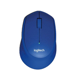 【 Logitech 羅技 】M331 藍色 SILENT PLUS 無線 靜音 滑鼠, , large