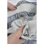 (M) 丹寧牛仔不規則藍色長裙二手衣, , large