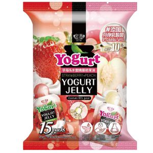 皇族綜合優格果凍(草莓+水蜜桃)300g