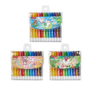 12-Color Short Twist Crayons &ndash; Style A