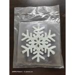 GS MALL 台灣製造 一組8入 夜光裝飾雪花 聖誕節雪花 聖誕雪花 夜光雪花 雪花窗貼 夜光裝飾 夜光壁貼, , large