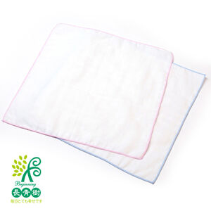 棉紗口水巾(白) (加厚、2條入) 顏色隨機出貨