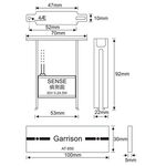 昌運監視器 Garrison AT-850 上裝式鐵捲門感應器 密閉式捲門, , large
