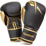 [秉宸] Reebok 拳擊訓練手套 黑金 (共三規格) 散打手套 格斗搏擊 拳套 RSCB-11117GB, , large