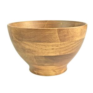 Light cooking wood bowl