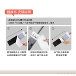 hold拖不沾手刮淨平板拖把X1支+替換布X3入, , large