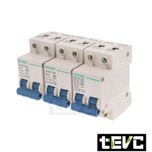《tevc》F006  DC 無熔絲 2P 直流 空氣開關 10A