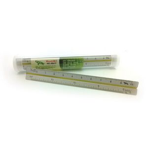 旻新雷鳥 鋁製比例尺-10公分 顏色隨機 (NO.48617)