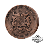 GIANT PANDA 1 Kg Kilo Copper Coin 1500 Francs Benin 2023, , large