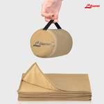 Litume E650 天鵝絨旅行毛毯 奶茶色, , large