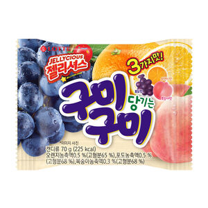 韓國樂天綜合水果QQ糖70g