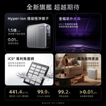 Apolnus 波那斯 One X 無耗材空氣清淨機(19坪/浮毛吸附/1.5億除菌離子/流感病毒去除), , large