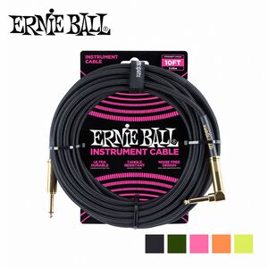 ERNIE BALL CABLE BRAIDED SA IL頭 3米 多色款【敦煌樂器】