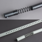 【YV9981】360-410cm管粗3.2cm免打孔伸縮桿 羅馬簡易支撐桿 軌道桿 窗簾桿 曬衣桿 浴簾桿, , large