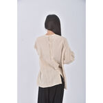 (XL) ciscoat質感圓領杏色短袖上衣二手衣, , large