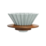 ORIGAMI Dripper S with Wooden Holder (Matt Beige), , large