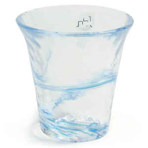 [豐名日本餐具] 2.0"琉璃杯 波之音 津輕 / G02CU0-46