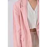 (XL) 排扣粉色外套二手衣, , large