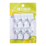 【創藝】雙面膠掛勾(6入裝) 買3送1, , large