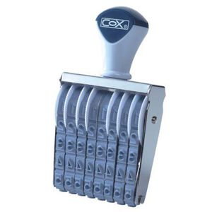 COX三燕 3號字八連號碼印/數字章