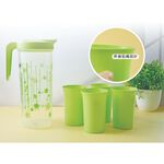 One pot and four cups, , large